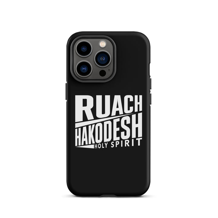 Christian Phone Case Ruach Hakodesh Holy Spirit Black for iPhone® iPhone® Phone Cases Matte iPhone 13 Pro 