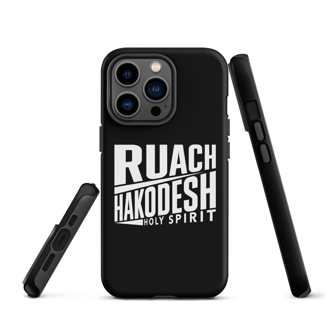 Christian Phone Case Ruach Hakodesh Holy Spirit Black for iPhone® iPhone® Phone Cases   