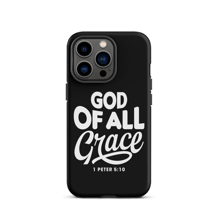 Christian Phone Case God of All Grace Black for iPhone® iPhone® Phone Cases Matte iPhone 13 Pro 