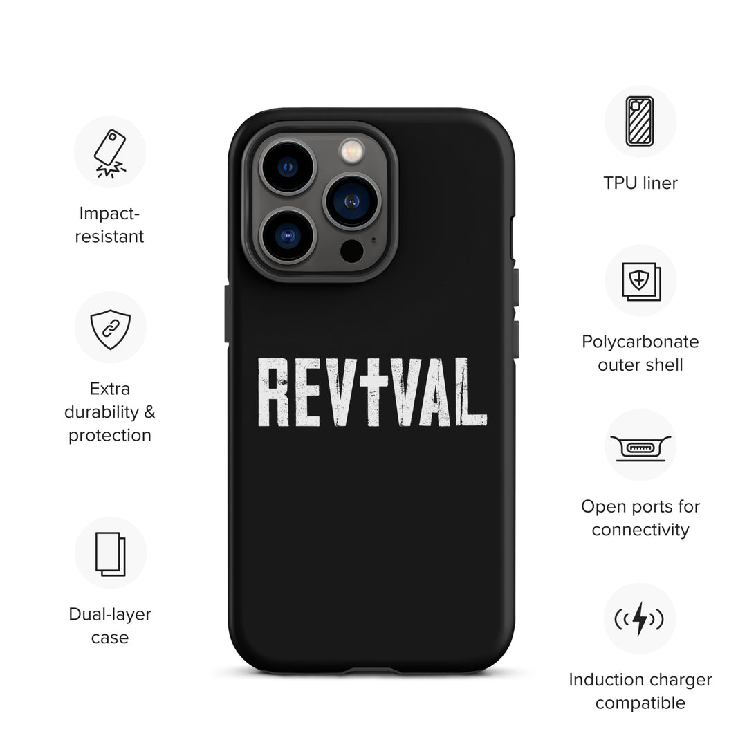 Christian Phone Case Revival Black for iPhone® iPhone® Phone Cases   