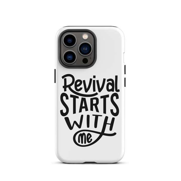 Christian Phone Case Revival Starts With Me White for iPhone® iPhone® Phone Cases Matte iPhone 13 Pro 