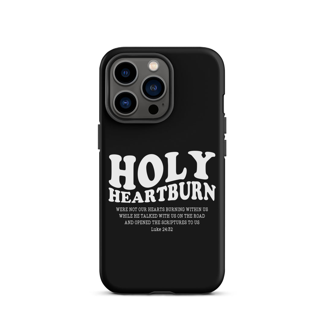 Christian Phone Case Holy Heartburn Black for iPhone® iPhone® Phone Cases Matte iPhone 13 Pro 