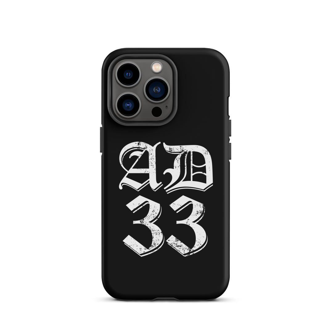 Christian Phone Case AD 33 Old English Black for iPhone® iPhone® Phone Cases Matte iPhone 13 Pro 