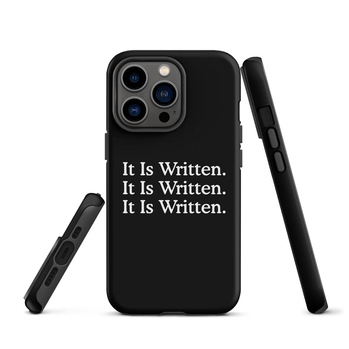 Christian Phone Case It Is Written Black for iPhone® iPhone® Phone Cases   