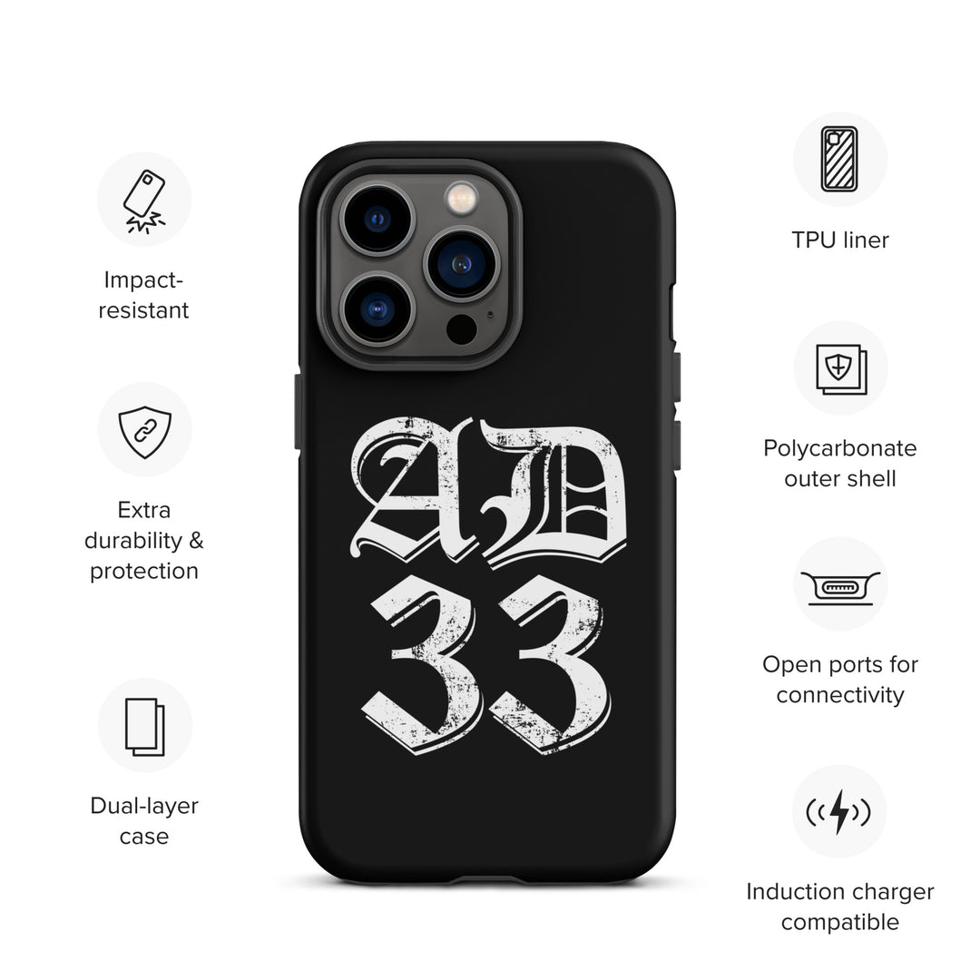 Christian Phone Case AD 33 Old English Black for iPhone® iPhone® Phone Cases   