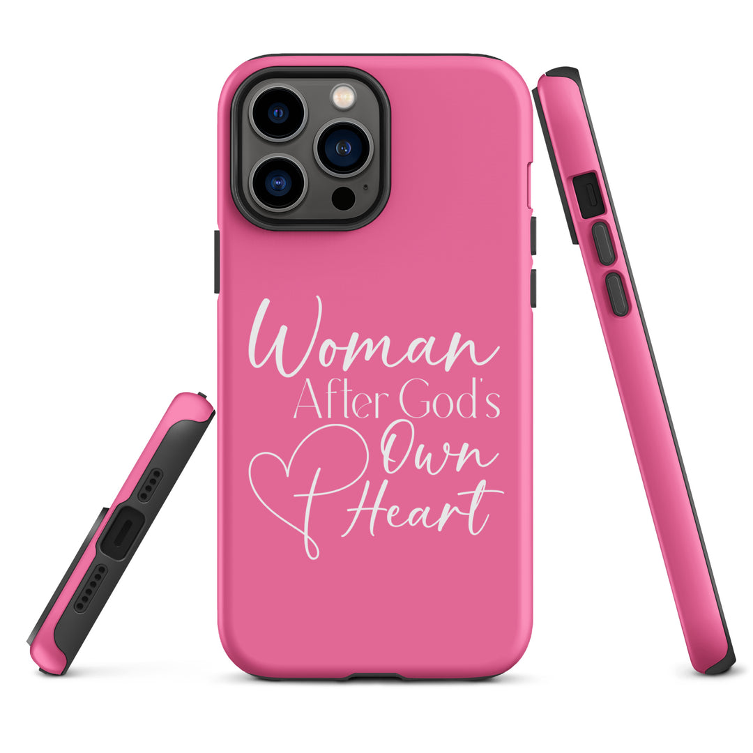 Christian Phone Case Woman After God's Heart Pink for iPhone® iPhone® Phone Cases   