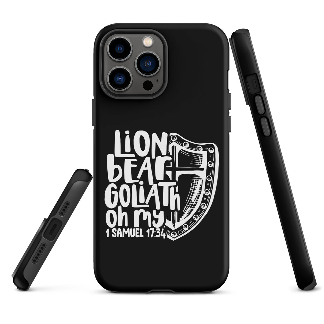 Christian Phone Case Lion Bear Goliath Oh My for iPhone® iPhone® Phone Cases   