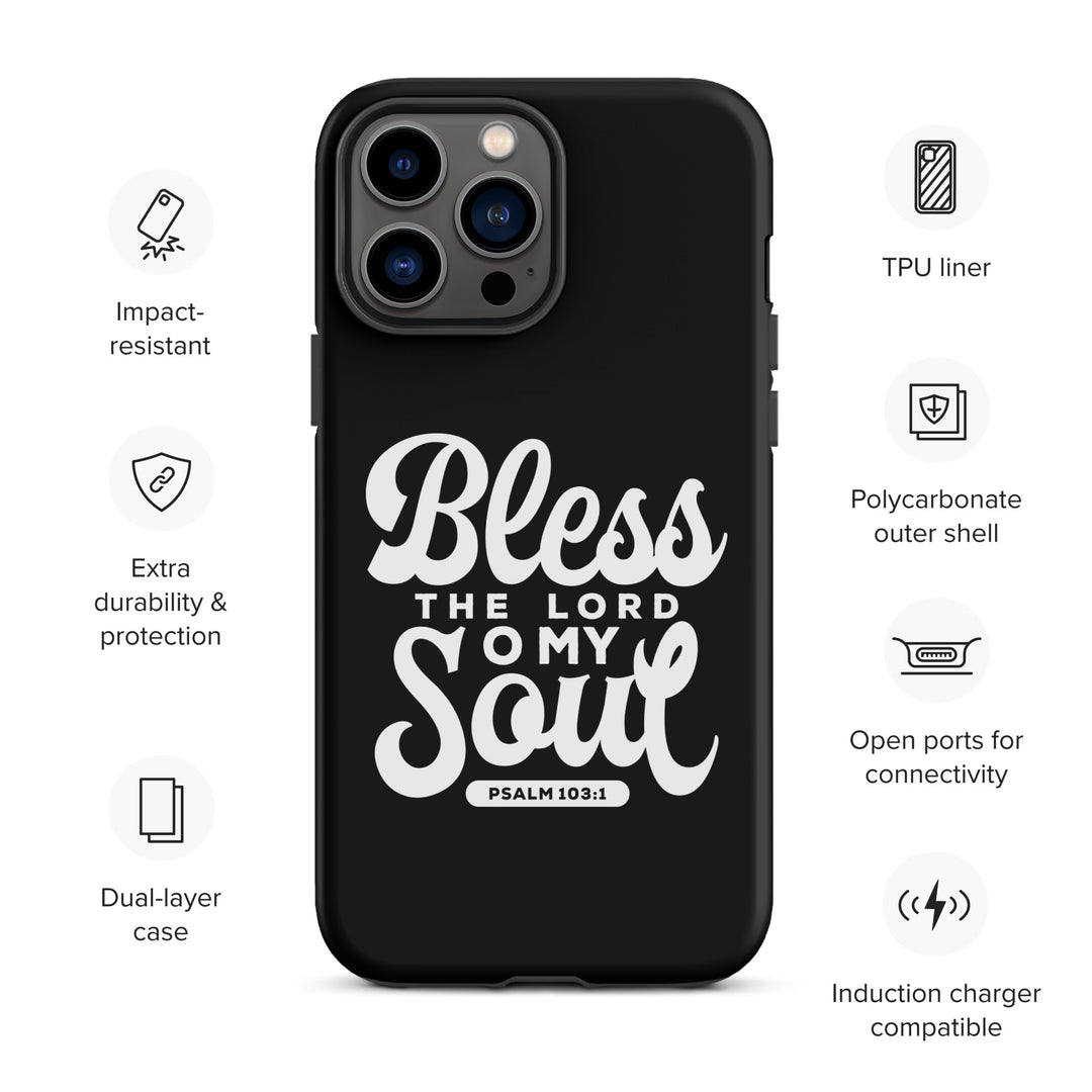 Christian Phone Case Bless The Lord Tough for iPhone® iPhone® Phone Cases   