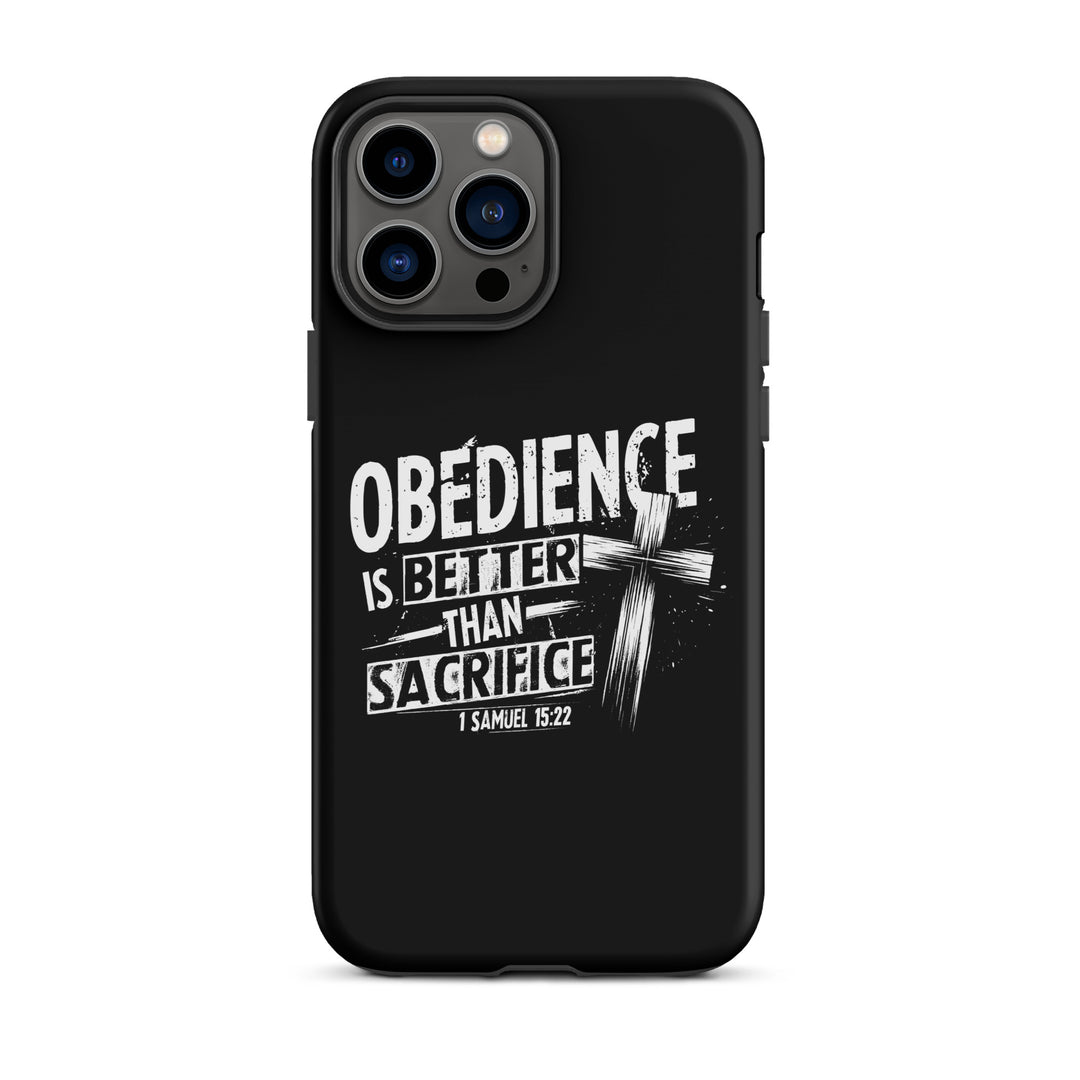 Christian Phone Case Obedience Is Better for iPhone® iPhone® Phone Cases Matte iPhone 13 Pro Max 