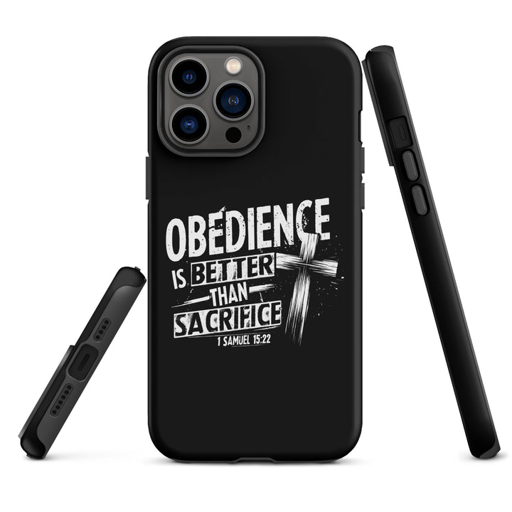 Christian Phone Case Obedience Is Better for iPhone® iPhone® Phone Cases   