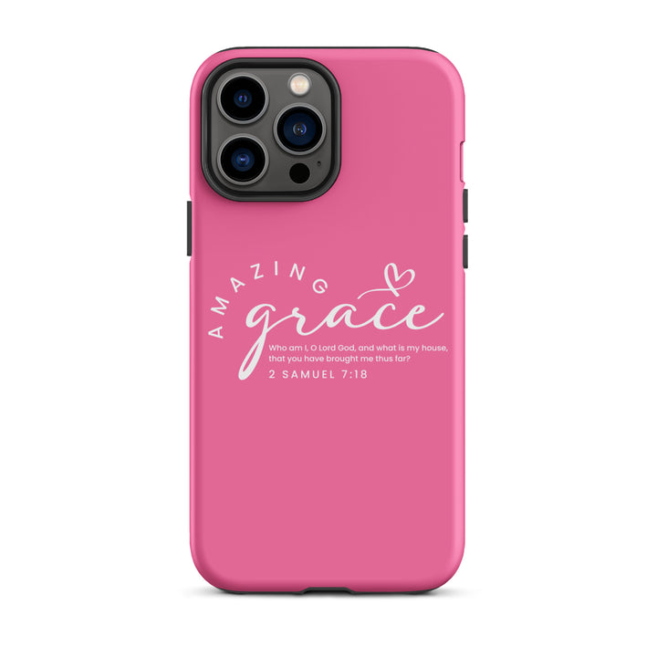 Christian Phone Case Amazing Grace Pink for iPhone® iPhone® Phone Cases Matte iPhone 13 Pro Max 