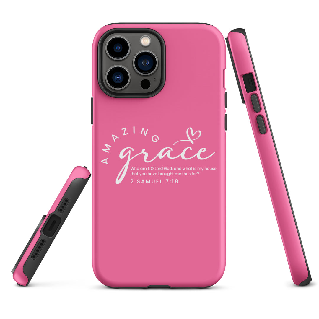 Christian Phone Case Amazing Grace Pink for iPhone® iPhone® Phone Cases   