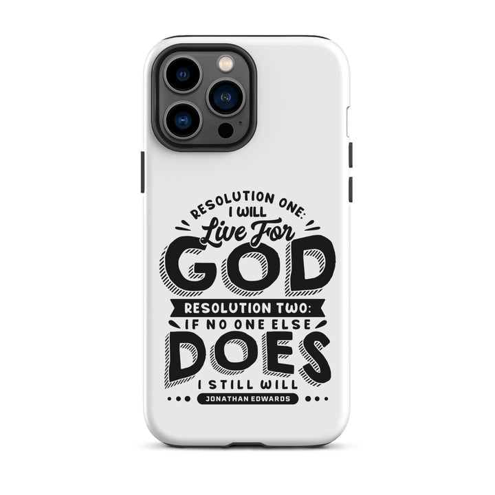 Christian Phone Case Live For God White for iPhone® iPhone® Phone Cases Matte iPhone 13 Pro Max 