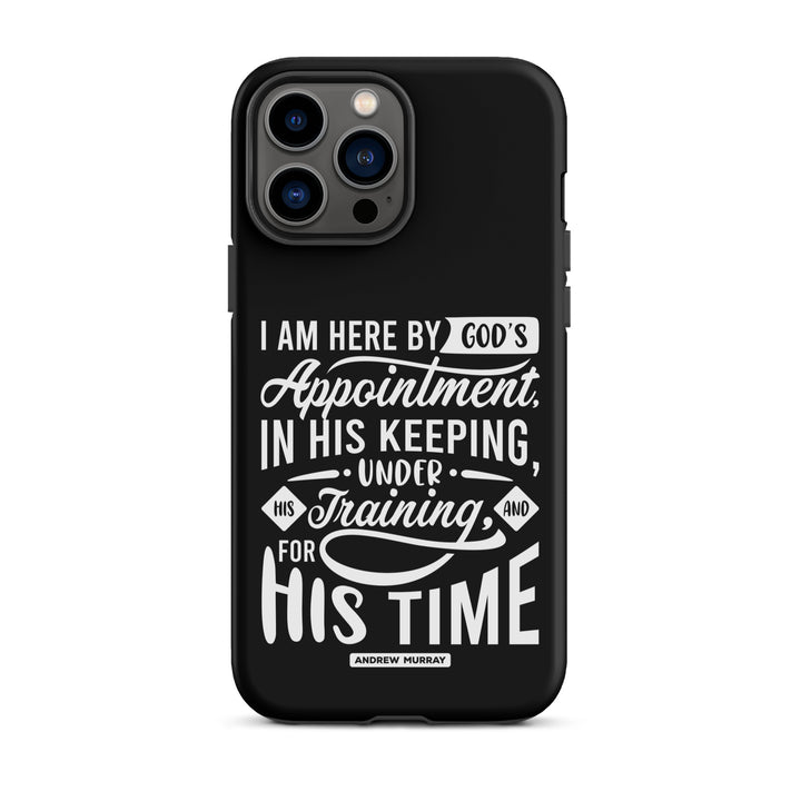 Christian Phone Case His Time Black for iPhone® iPhone® Phone Cases Matte iPhone 13 Pro Max 