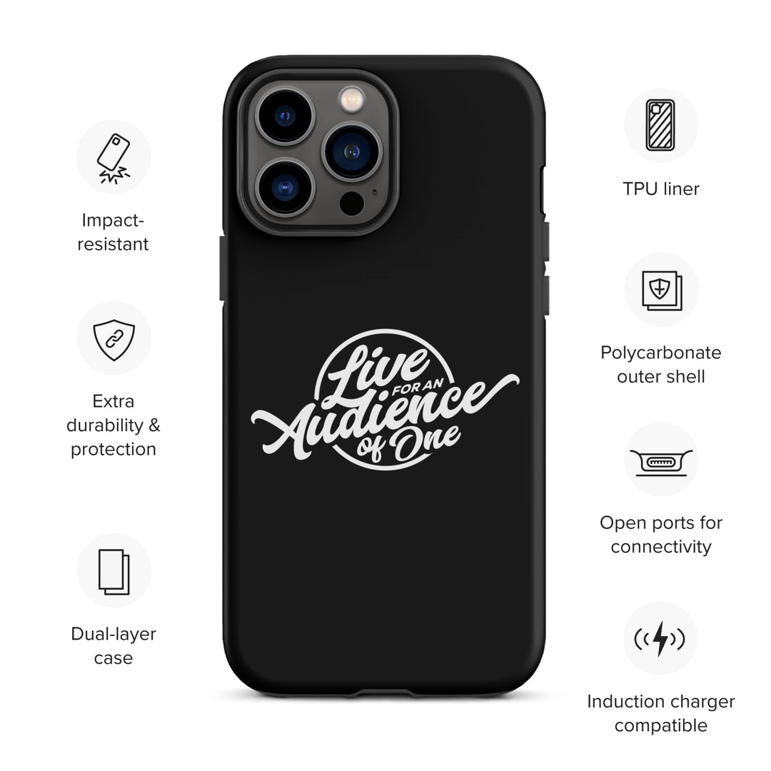 Christian Phone Case Audience of One Black for iPhone® iPhone® Phone Cases   