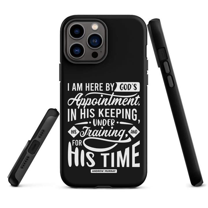 Christian Phone Case His Time Black for iPhone® iPhone® Phone Cases   