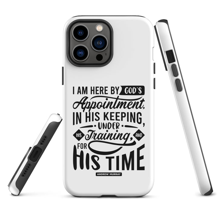 Christian Phone Case His Time White for iPhone® iPhone® Phone Cases   