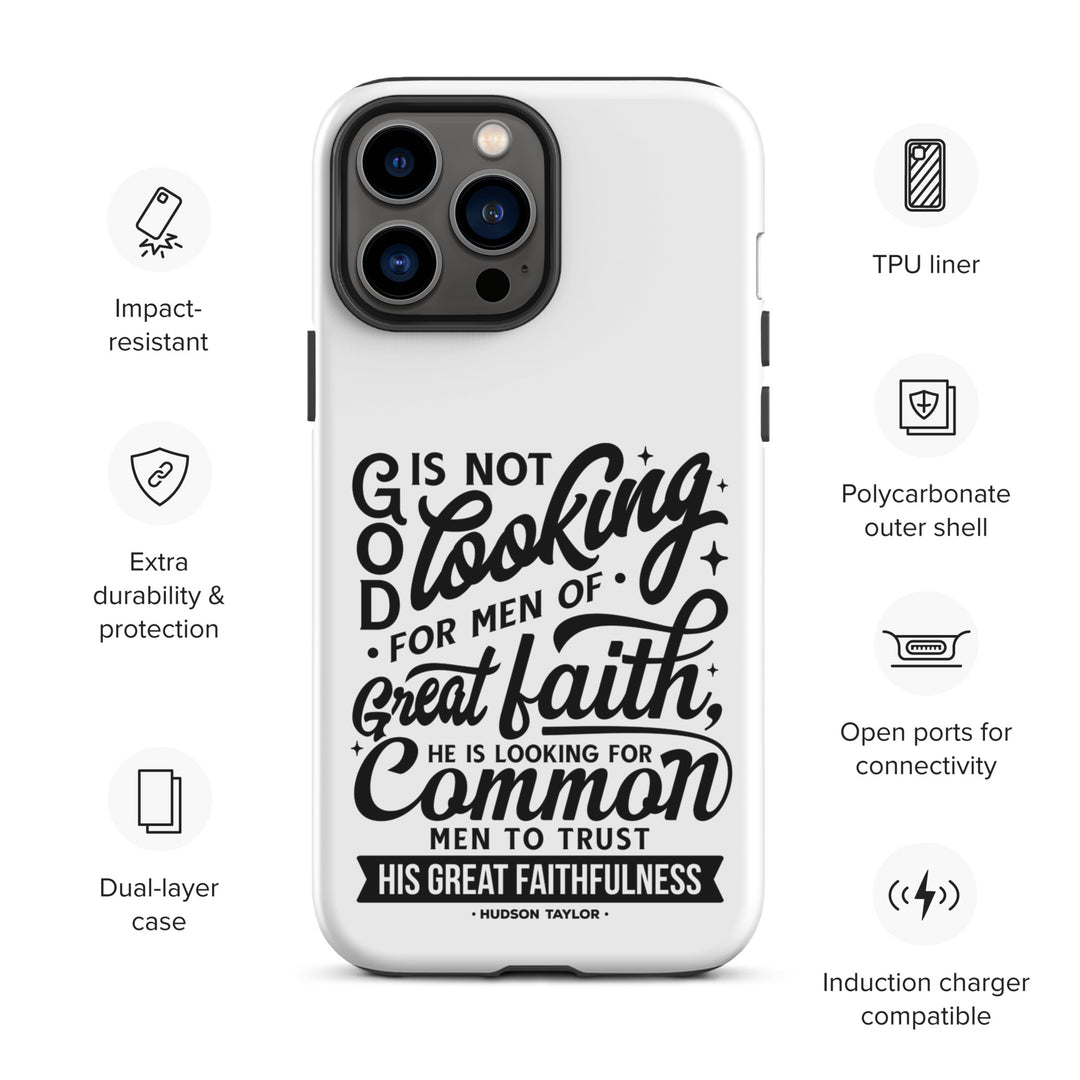 Christian Phone Case Common Men White for iPhone® iPhone® Phone Cases   