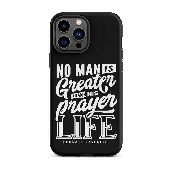 Christian Phone Case Prayer Life Black for iPhone® iPhone® Phone Cases Matte iPhone 13 Pro Max 