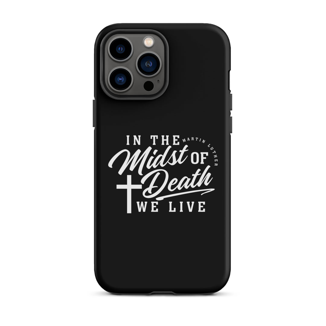 Christian Phone Case Midst of Death Black for iPhone® iPhone® Phone Cases Matte iPhone 13 Pro Max 