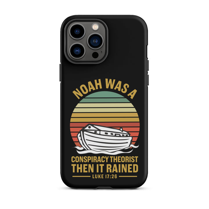 Christian Phone Case Noah Conspiracy Black for iPhone® iPhone® Phone Cases Matte iPhone 13 Pro Max 