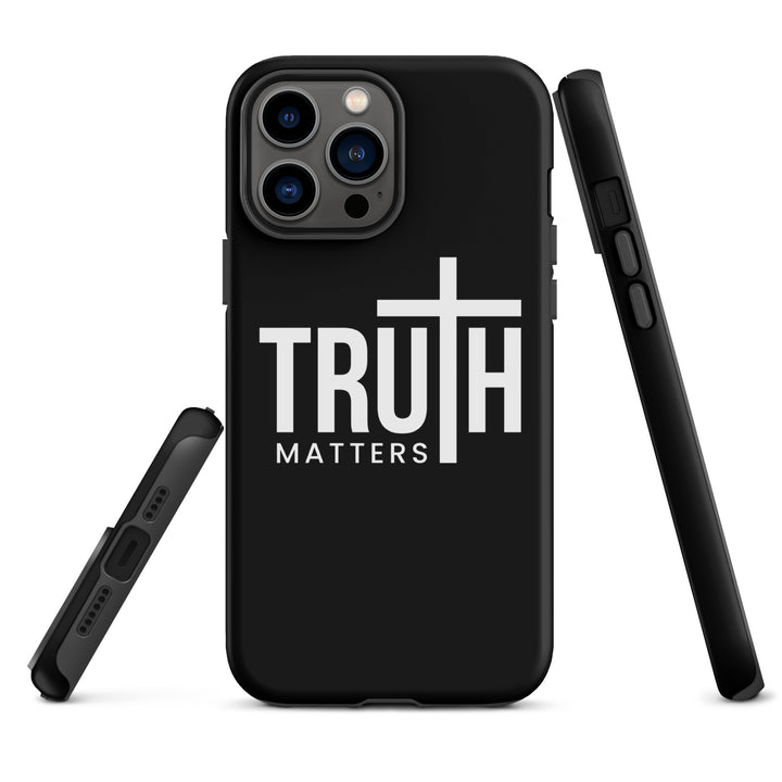 Christian Phone Case Truth Matters Black for iPhone® iPhone® Phone Cases   