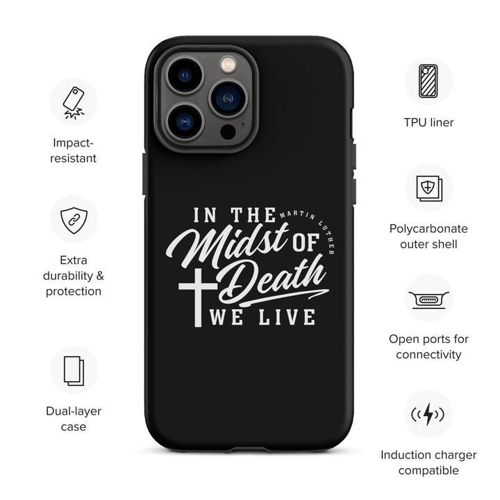 Christian Phone Case Midst of Death Black for iPhone® iPhone® Phone Cases   