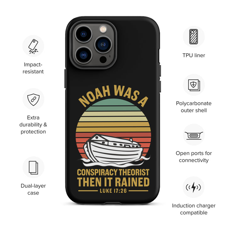 Christian Phone Case Noah Conspiracy Black for iPhone® iPhone® Phone Cases   