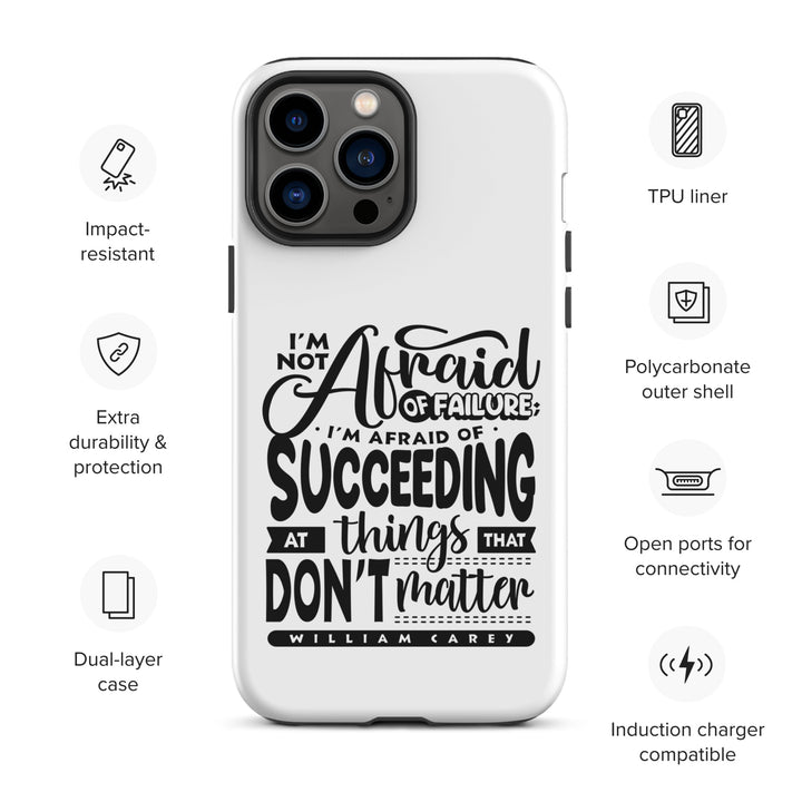 Christian Phone Case Things That Matter White for iPhone® iPhone® Phone Cases   