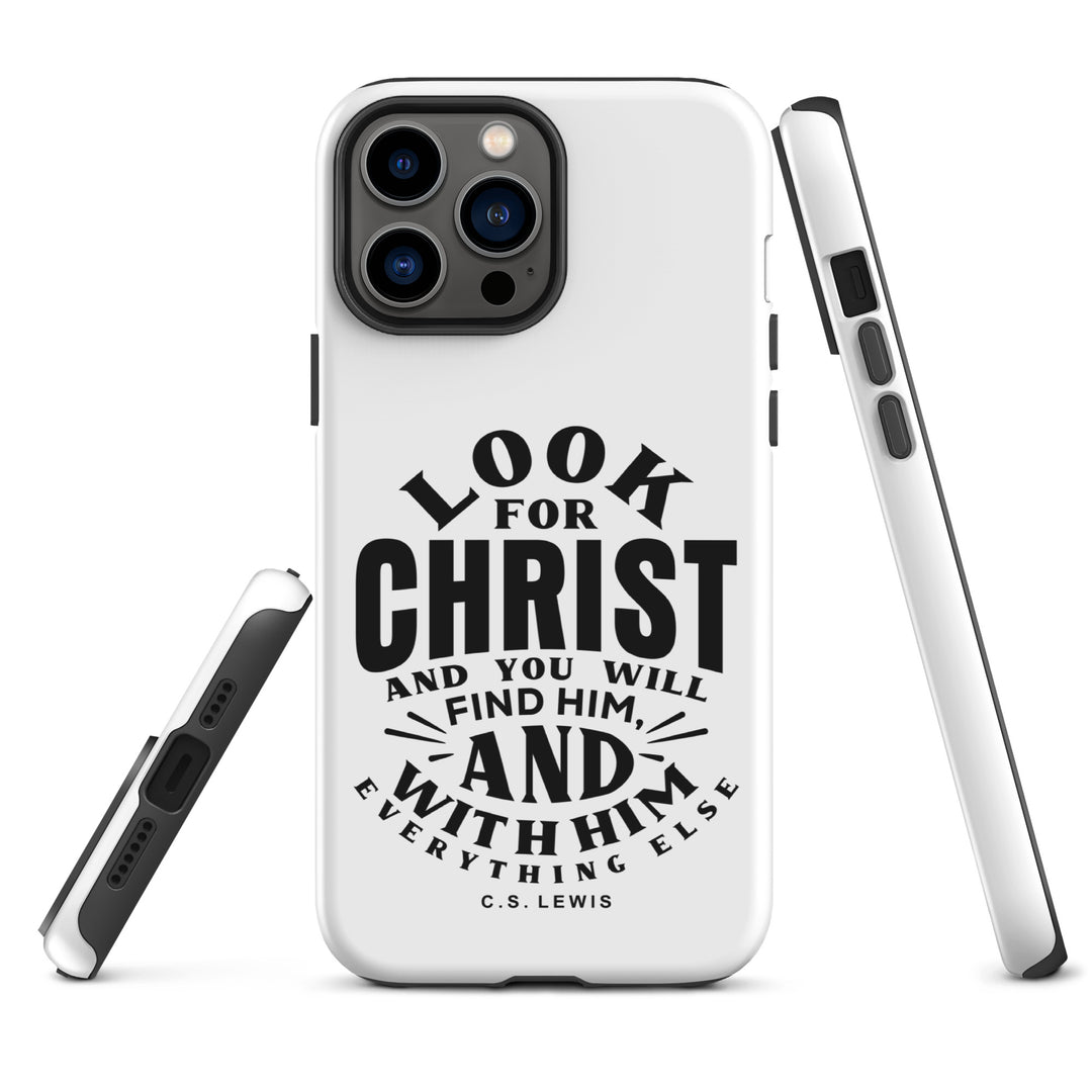 Christian Phone Case Look For Christ White for iPhone® iPhone® Phone Cases   