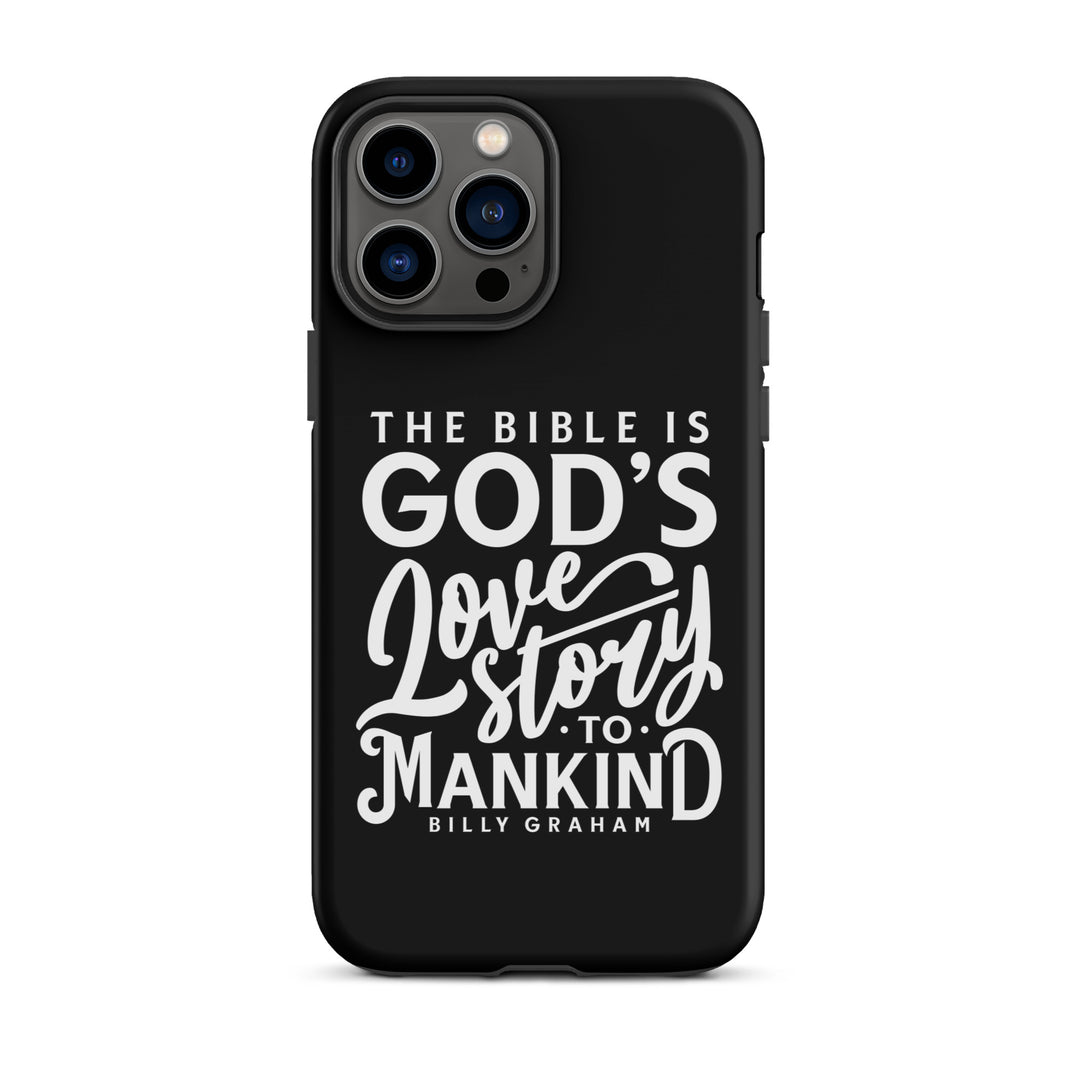 Christian Phone Case God's Love Story Black for iPhone® iPhone® Phone Cases Matte iPhone 13 Pro Max 