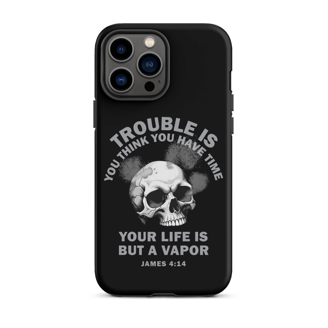 Christian Phone Case Life Is Vapor Black for iPhone® iPhone® Phone Cases Matte iPhone 13 Pro Max 