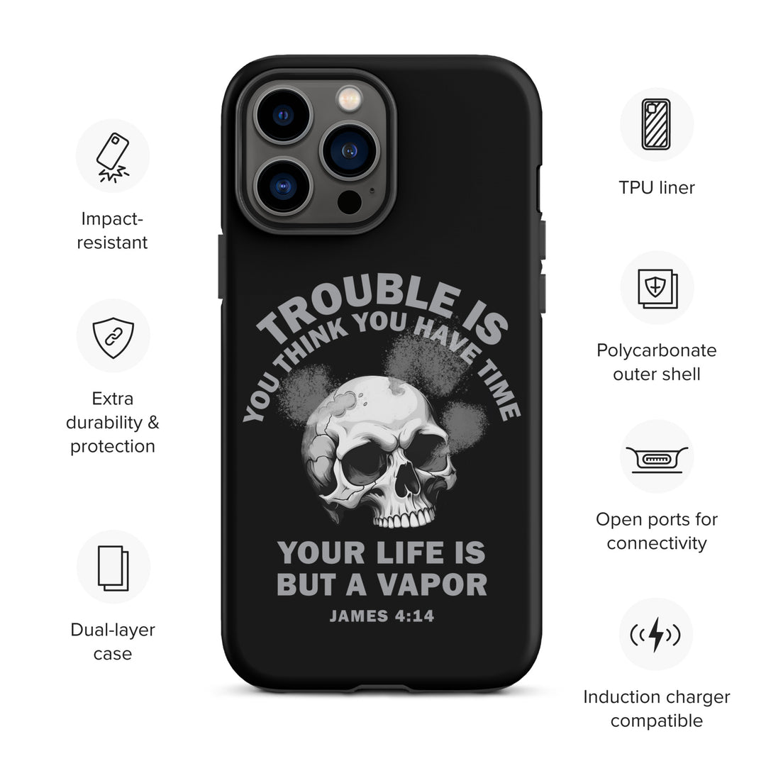 Christian Phone Case Life Is Vapor Black for iPhone® iPhone® Phone Cases   