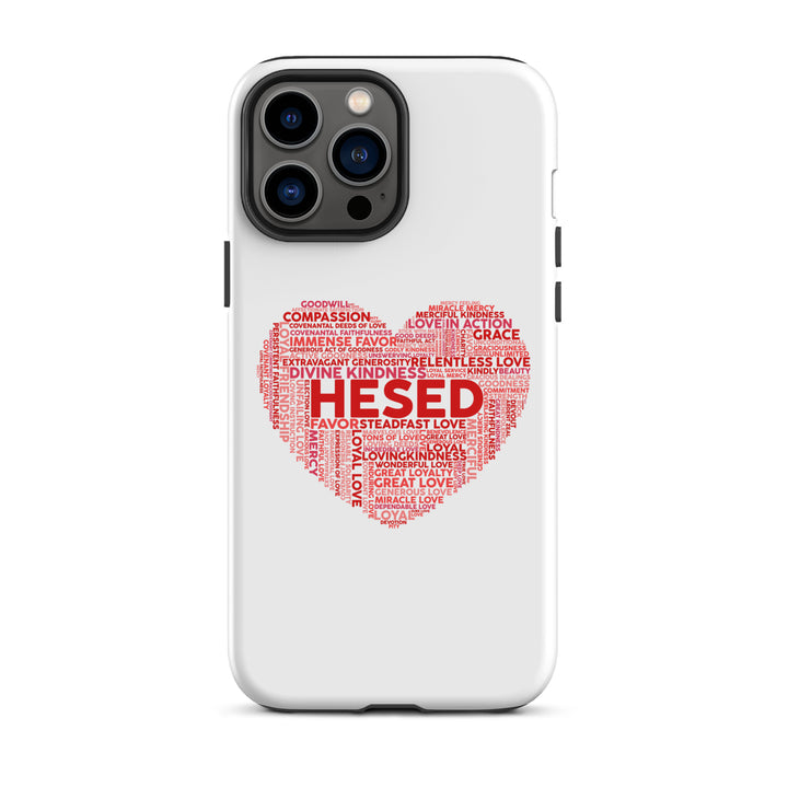 Christian Phone Case Hesed Heart White for iPhone® iPhone® Phone Cases Matte iPhone 13 Pro Max 