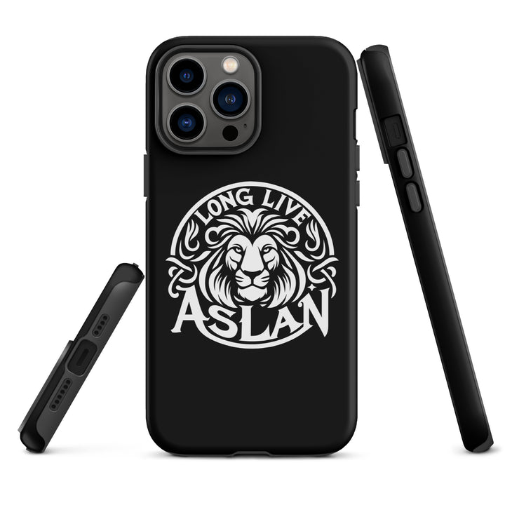 Christian Phone Case Long Live Aslan Black for iPhone® iPhone® Phone Cases   