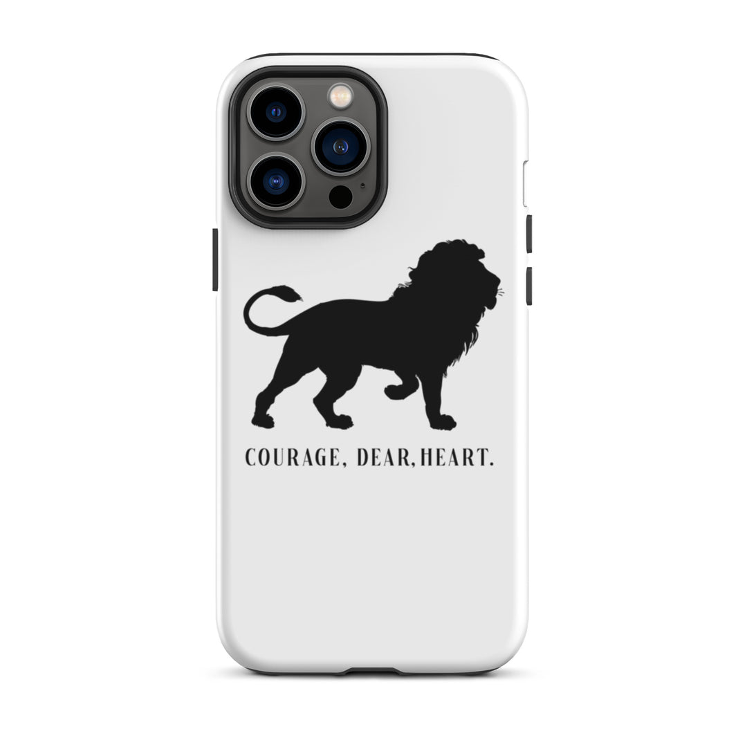 Christian Phone Case Courage Dear Heart White for iPhone® iPhone® Phone Cases Matte iPhone 13 Pro Max 