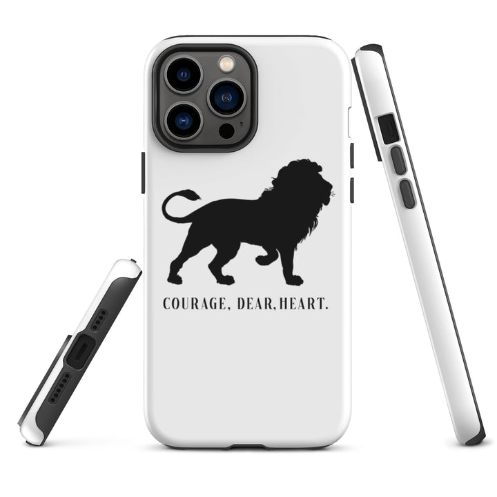 Christian Phone Case Courage Dear Heart White for iPhone® iPhone® Phone Cases   