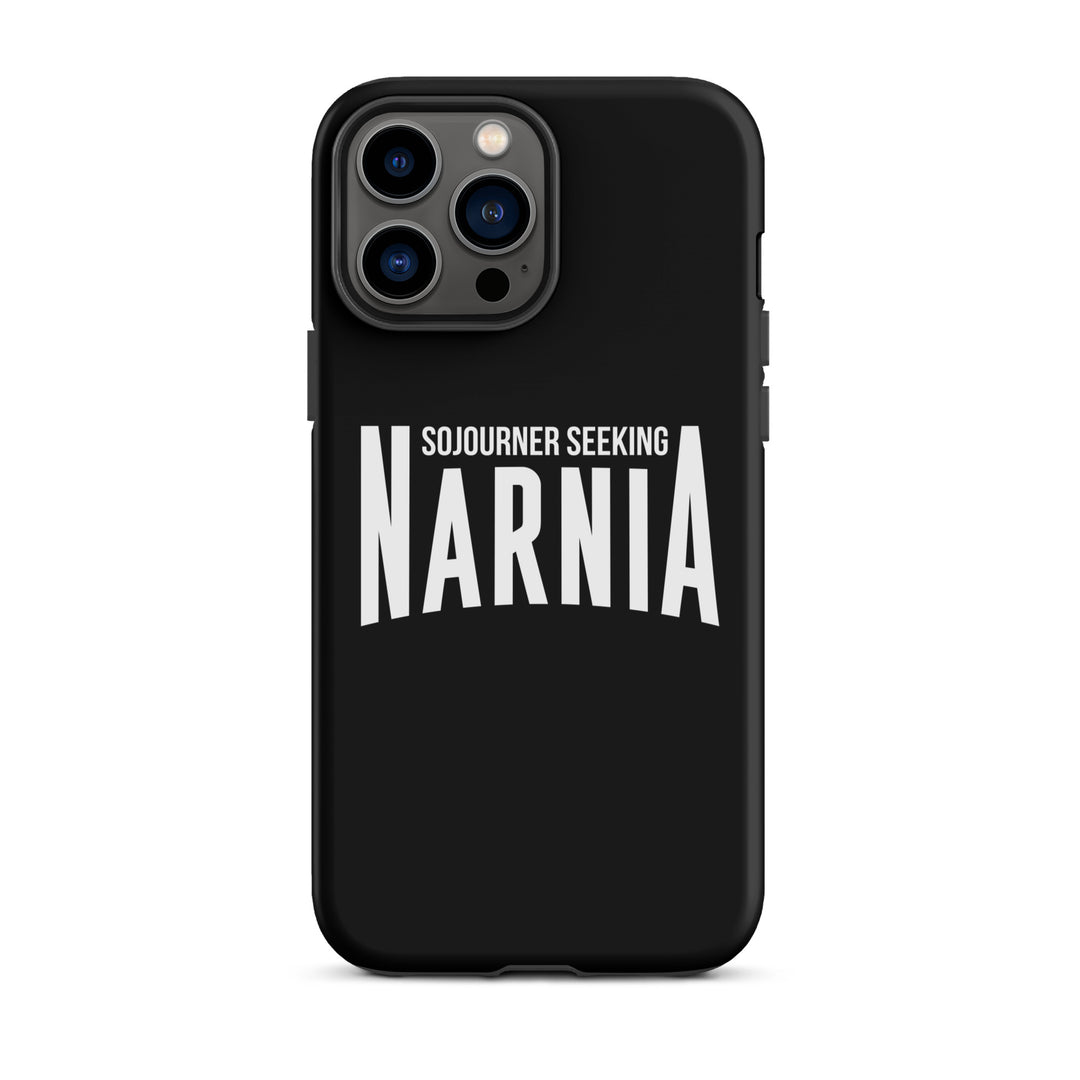 Christian Phone Case Sojourner Seeking Narnia Black for iPhone® iPhone® Phone Cases Matte iPhone 13 Pro Max 