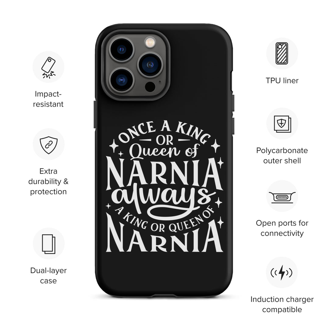 Christian Phone Case King or Queen Narnia Black for iPhone® iPhone® Phone Cases   