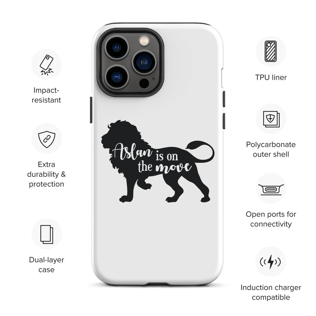 Christian Phone Case Aslan Is On The Move White for iPhone® iPhone® Phone Cases   