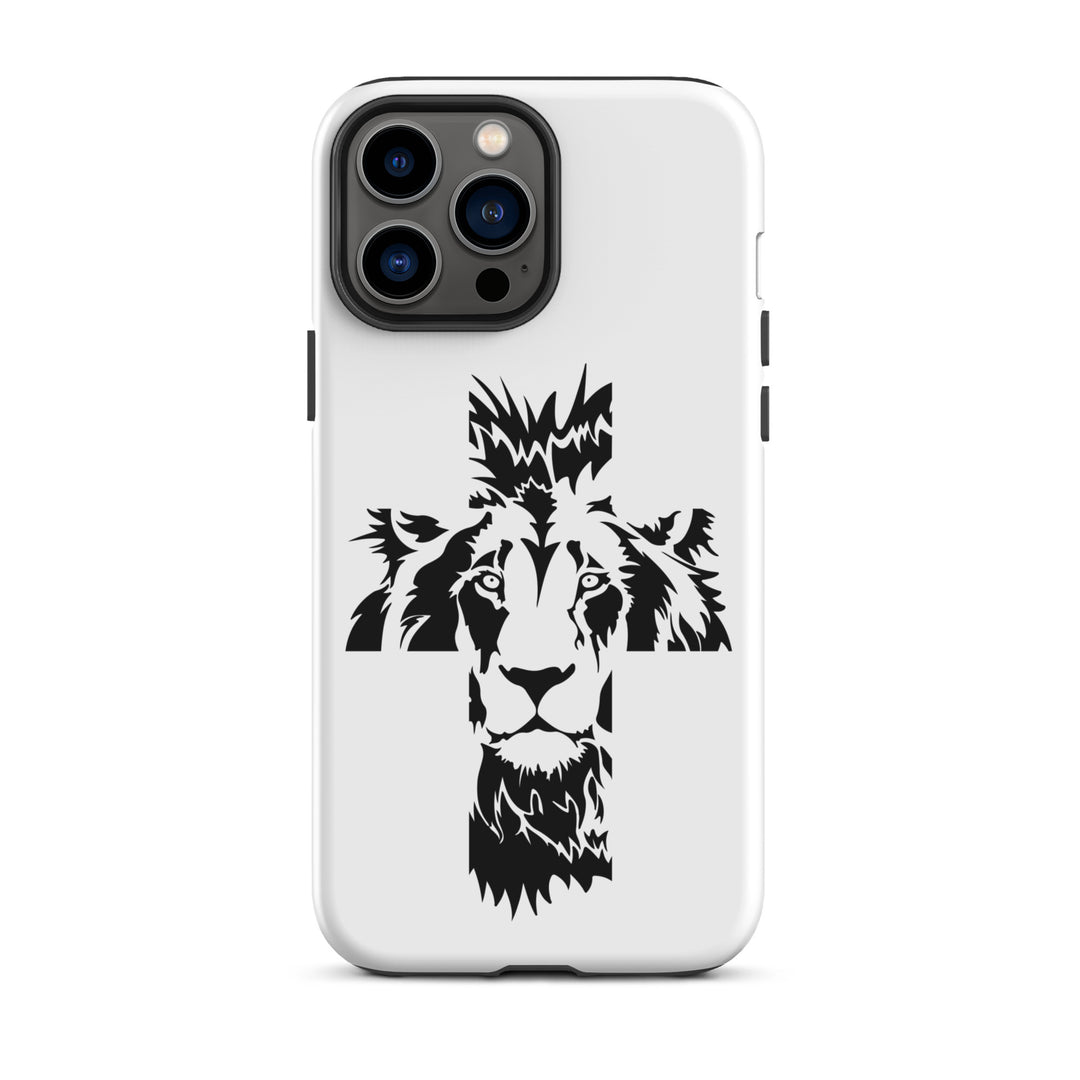 Christian Phone Case Aslan Cross White for iPhone® iPhone® Phone Cases Matte iPhone 13 Pro Max 