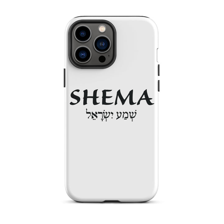 Christian Phone Case Shema Hebrew White for iPhone® iPhone® Phone Cases Matte iPhone 13 Pro Max 