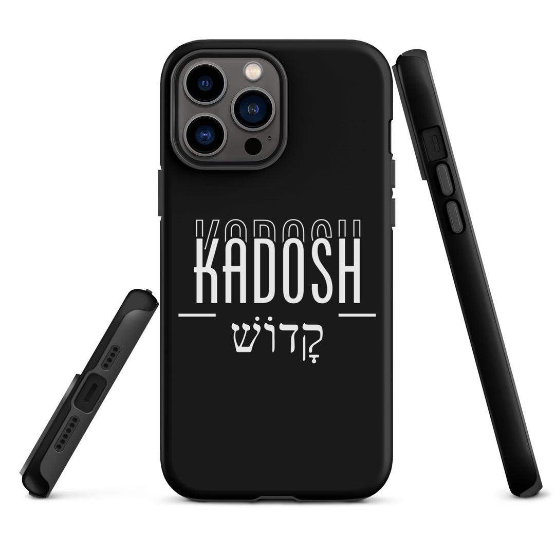 Christian Phone Case Kadosh Hebrew Black for iPhone® iPhone® Phone Cases   