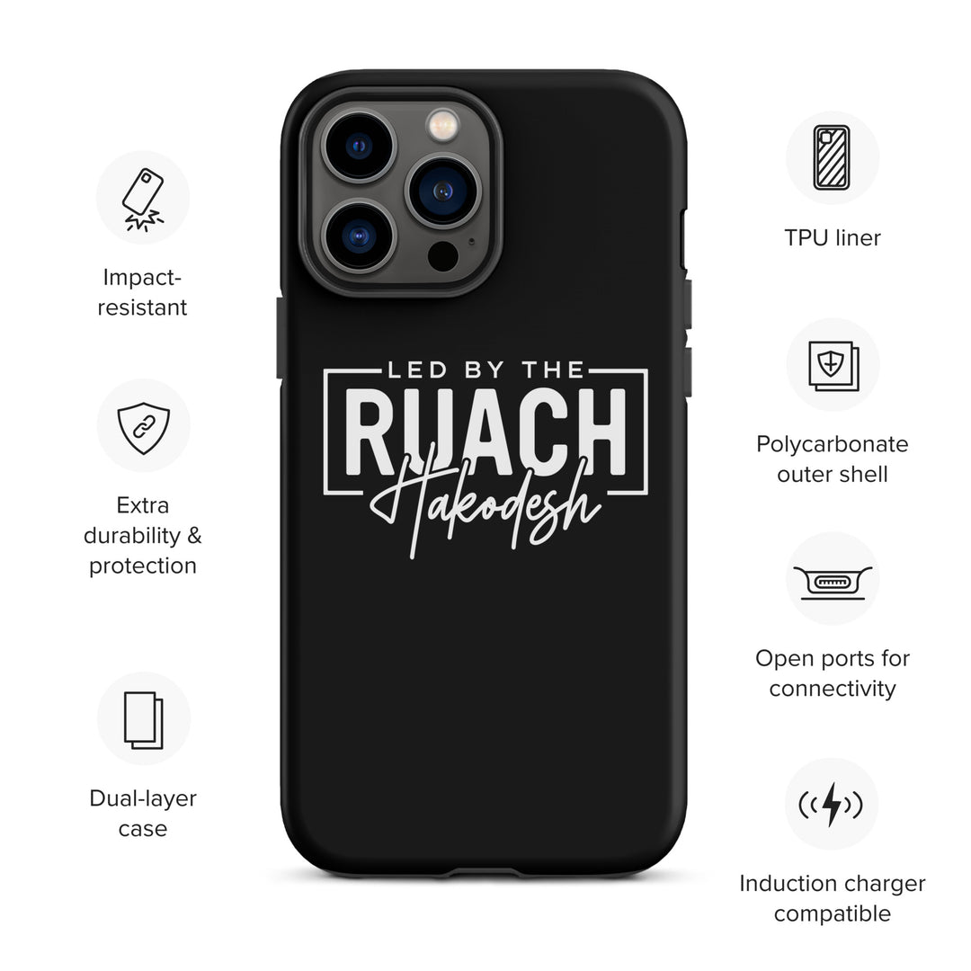 Christian Phone Case Led By Ruach Hakodesh Black for iPhone® iPhone® Phone Cases   