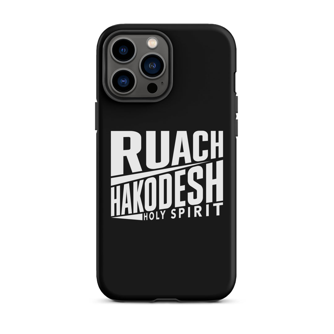 Christian Phone Case Ruach Hakodesh Holy Spirit Black for iPhone® iPhone® Phone Cases Matte iPhone 13 Pro Max 