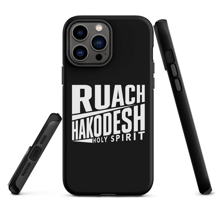 Christian Phone Case Ruach Hakodesh Holy Spirit Black for iPhone® iPhone® Phone Cases   