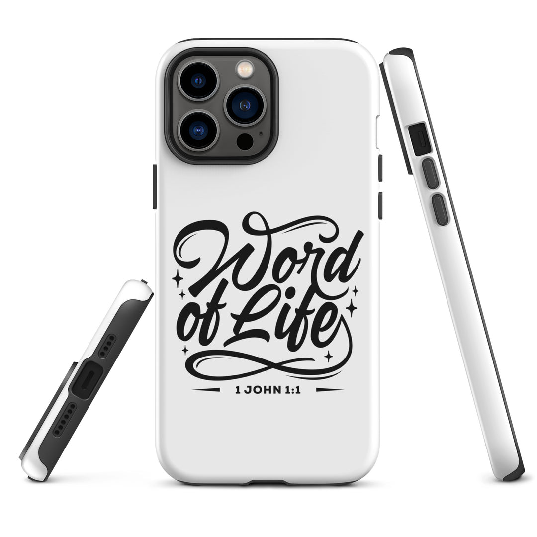 Christian Phone Case Word of Life White for iPhone® iPhone® Phone Cases   