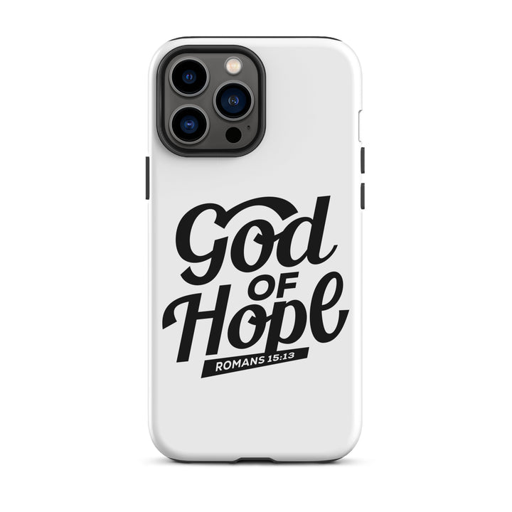 Christian Phone Case God of Hope White for iPhone® iPhone® Phone Cases Matte iPhone 13 Pro Max 