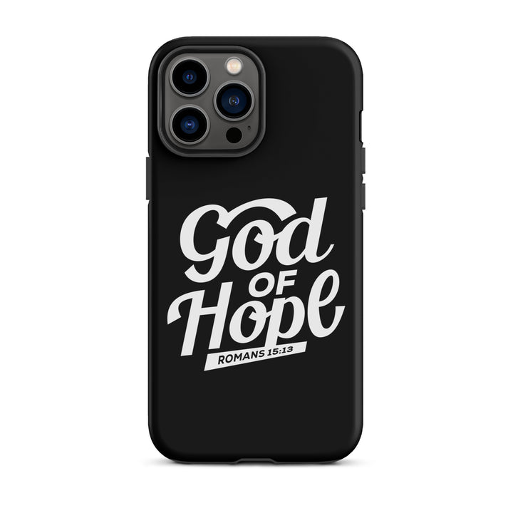 Christian Phone Case God of Hope Black for iPhone® iPhone® Phone Cases Matte iPhone 13 Pro Max 