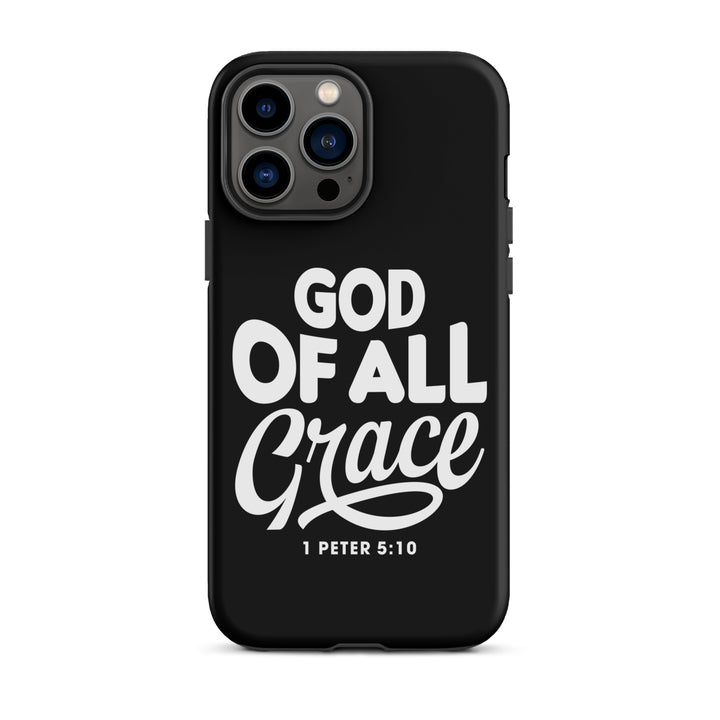 Christian Phone Case God of All Grace Black for iPhone® iPhone® Phone Cases Matte iPhone 13 Pro Max 